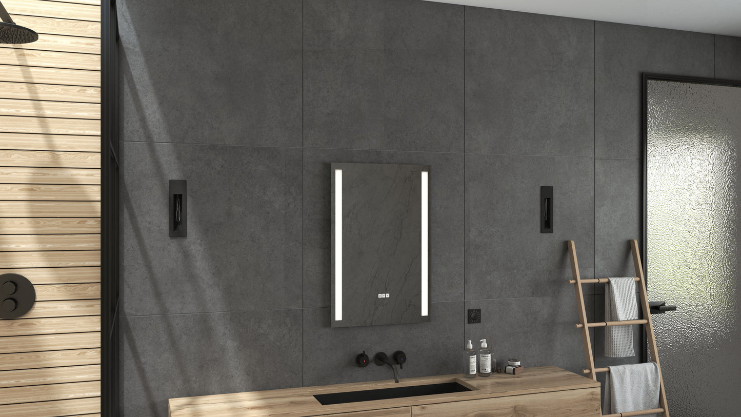 Double Long Side Inset Frost