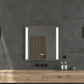Square Double Side Inset Frost